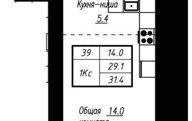 Продается 1 комн.