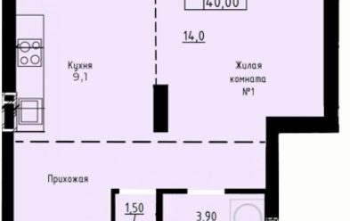 Продается 1 комн.