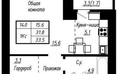 Продается 1 комн.