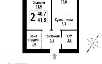 Продается 2 комн.