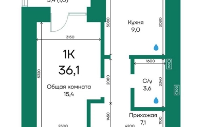 Продается 1 комн.