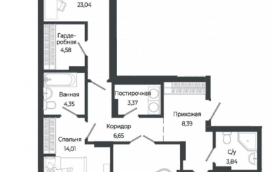 Продается 3 комн.