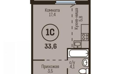 Продается 1 комн.