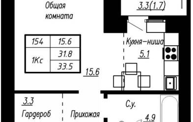Продается 1 комн.