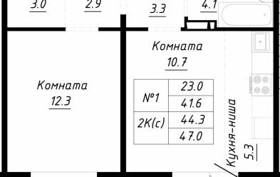 Продается 2 ком.