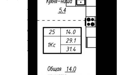 Продается 1 комн.