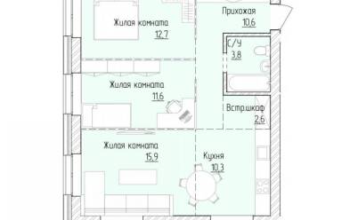 Продается 3 комн.