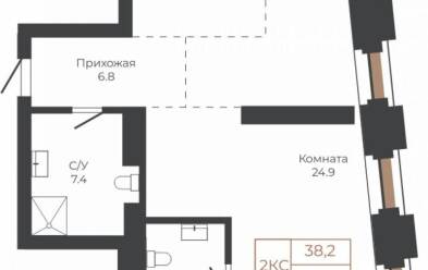 Продается 2 комн.