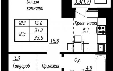 Продается 1 комн.