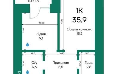 Продается 1 комн.
