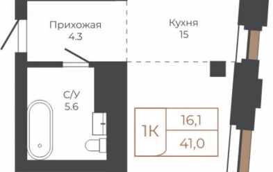 Продается 1 комн.