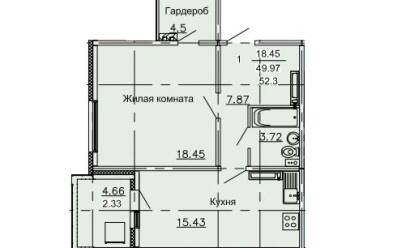 Продается 1 комн.