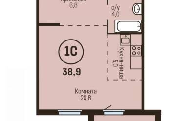 Продается 1 комн.