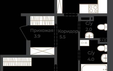 Продается 2 комн.