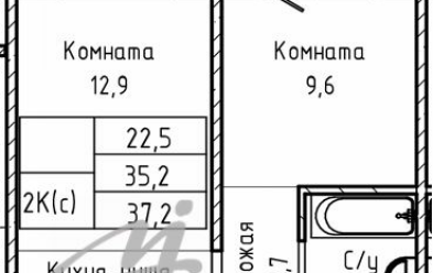 Продается 1 комн.