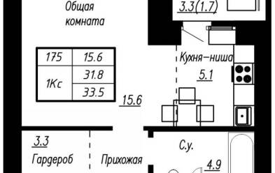 Продается 1 комн.