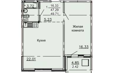 Продается 1 комн.
