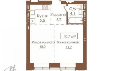 Продается 2 комн.