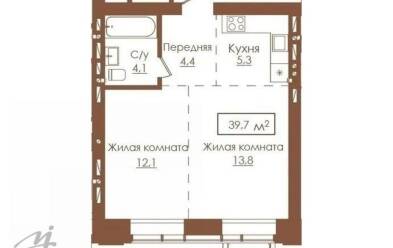 Продается 2 комн.