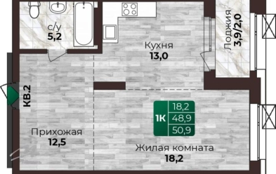 Продается 1 комн.