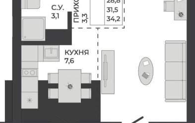 Продается 1 комн.