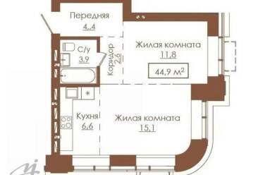 Продается 2 комн.