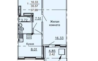 Продается 1 комн.