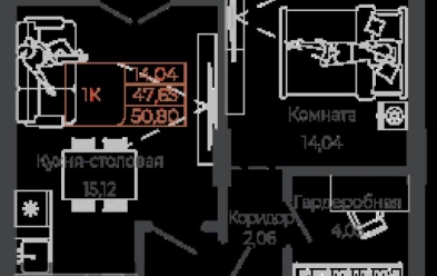 Продается 1 комн.