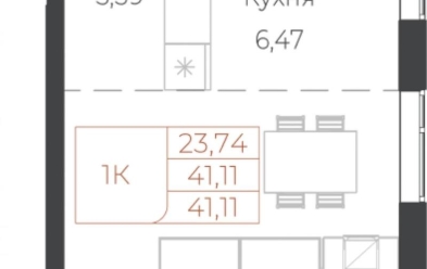 Продается 1 комн.