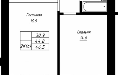 Продается 2 ком.