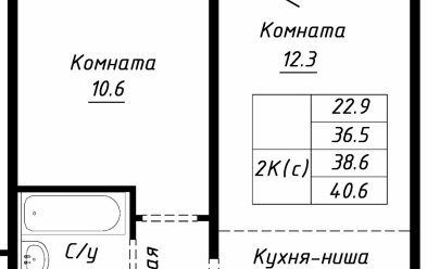 Продается 1 ком.