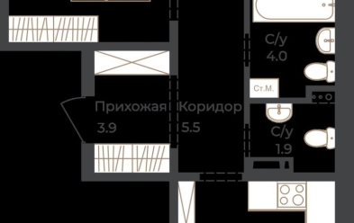Продается 2 комн.