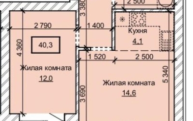 Продается 2 комн.