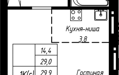 Продается 1 комн.