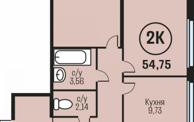 Продается 2 ком.