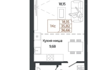 Продается 1 комн.