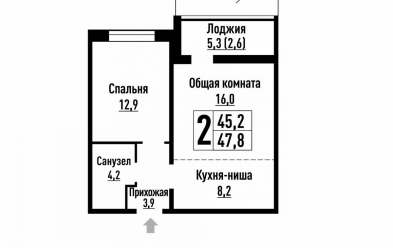 Продается 2 ком.