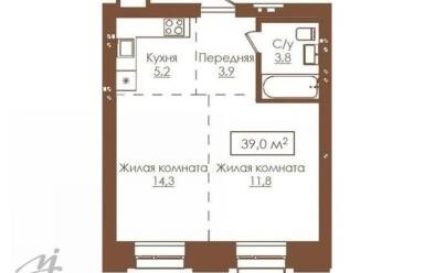 Продается 2 комн.