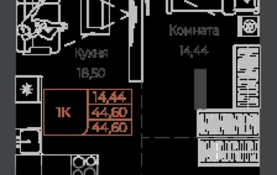 Продается 1 комн.