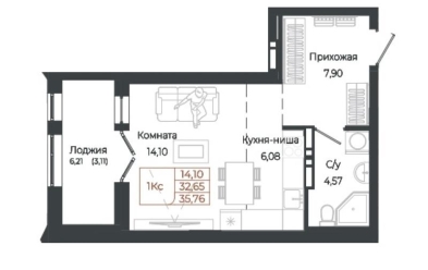 Продается 1 комн.