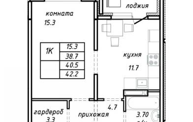 Продается 1 комн.