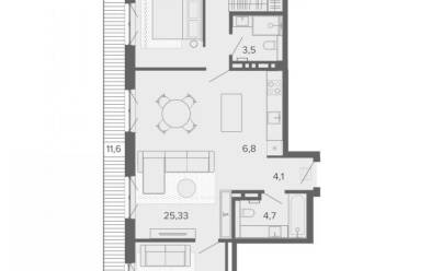 Продается 3 комн.
