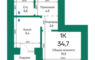 Продается 1 комн.