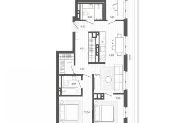 Продается 3 комн.