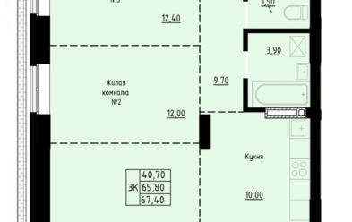 Продается 3 комн.
