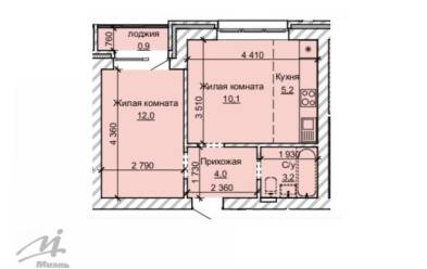 Продается 2 комн.