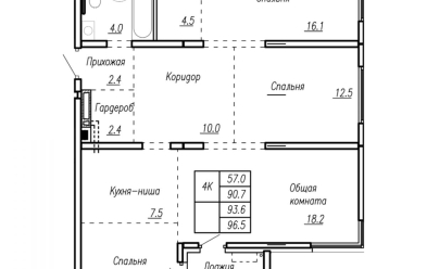 Продается 4 комн.