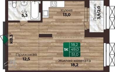 Продается 1 комн.