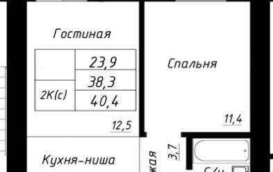 Продается 2 ком.