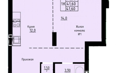 Продается 1 комн.